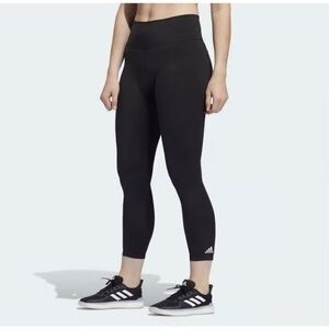 Adidas Believe This 2.0 Women’s 2X 7/8 Leggings Black Activewear Tights NEW